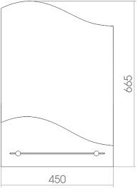 Mixline Зеркало Комфорт Юпитер 45 – фотография-2